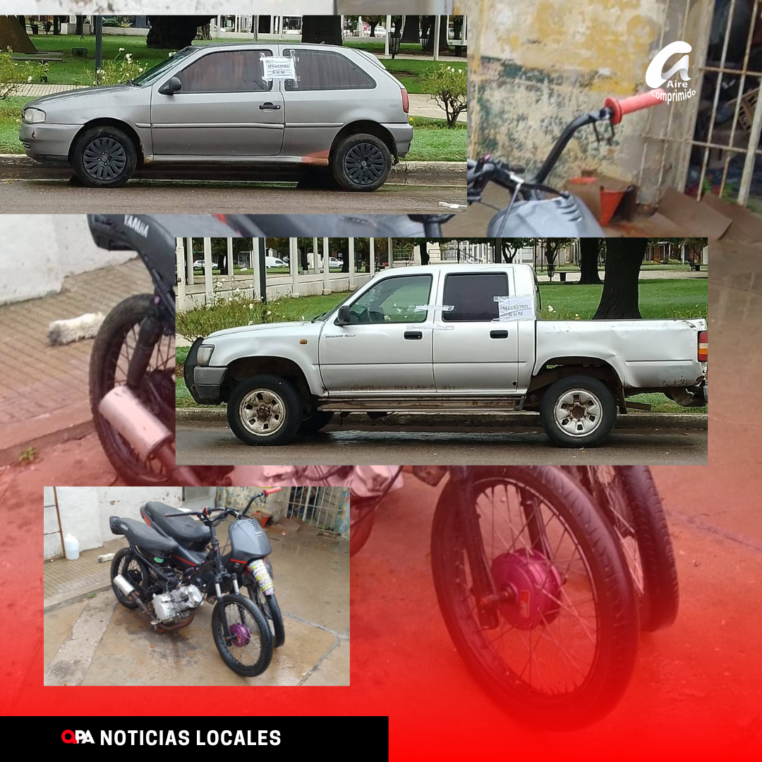 ALLANAMIENTOS Y SECUESTRO DE VEHÍCULOS EN OPERATIVOS DE CONTROL DURANTE EL FIN DE SEMANA