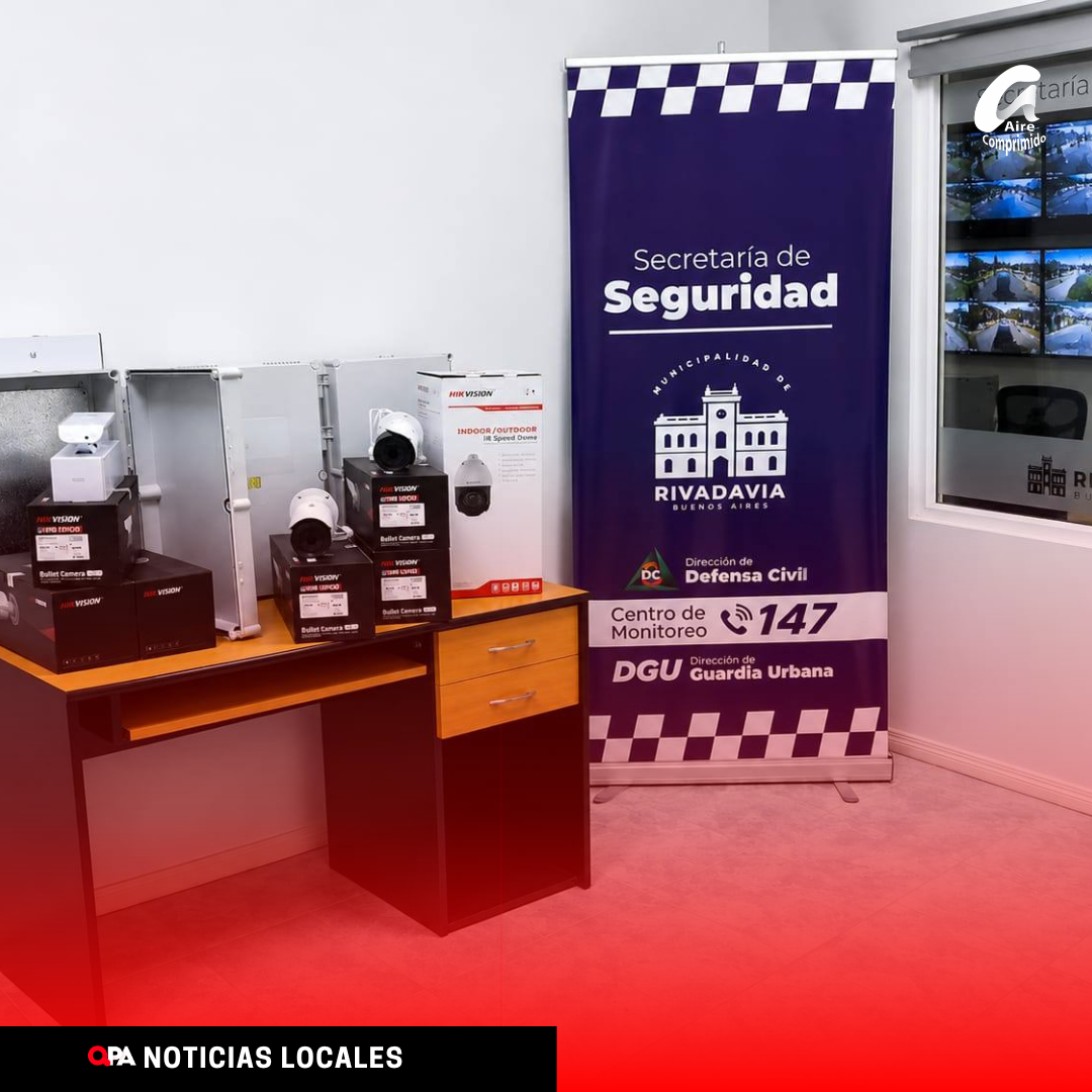 Quedó inaugurado el nuevo Centro Municipal de Monitoreo de Rivadavia