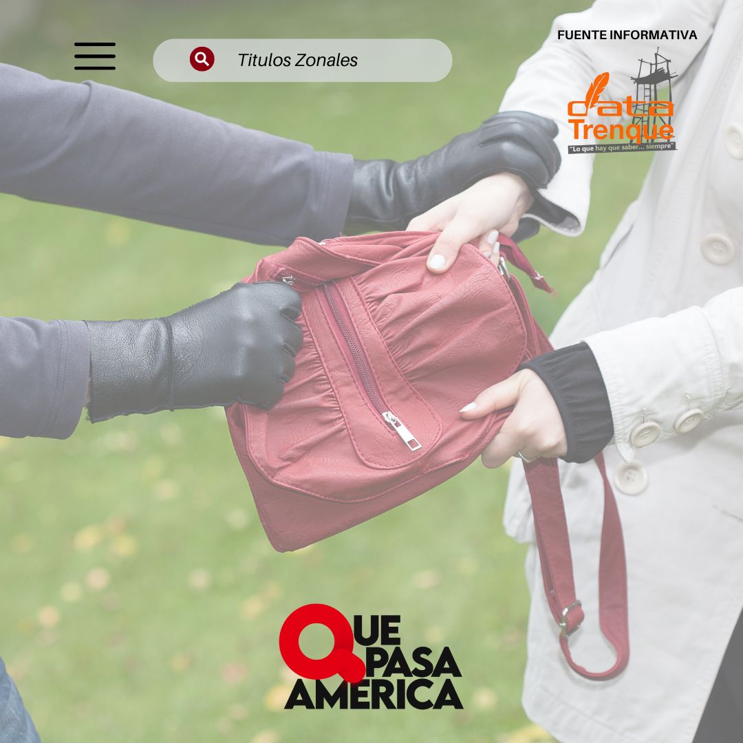 ROBÓ UNA CARTERA, SE ESCAPÓ, LA DESCARTÓ EN EL CAMINO Y LO ATRAPARON CON EL DINERO ENCIMA