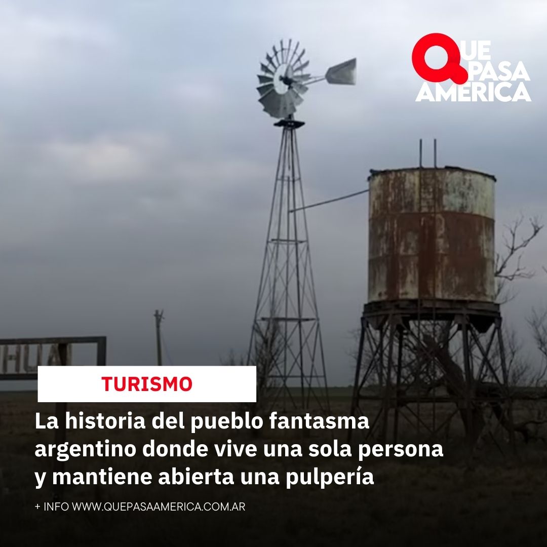 La historia del pueblo fantasma argentino donde vive una sola persona y mantiene abierta una pulpería