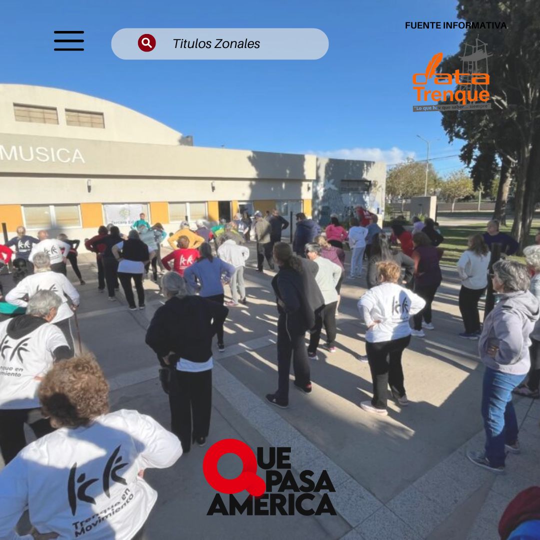TRENQUE LAUQUEN EN MOVIMIENTO Y UNA JORNADA DE ALEGRÍA Y ACTIVIDAD FÍSICA