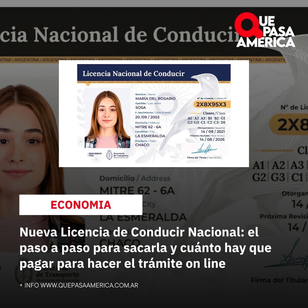 Nueva Licencia de Conducir Nacional: el paso a paso para sacarla y cuánto hay que pagar para hacer el trámite on line