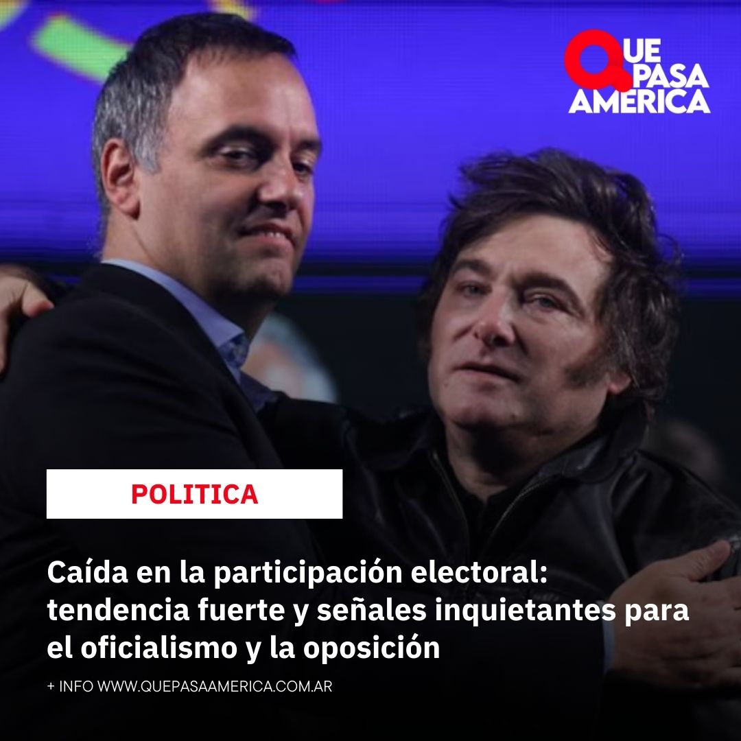 Caída en la participación electoral: tendencia fuerte y señales inquietantes para el oficialismo y la oposición
