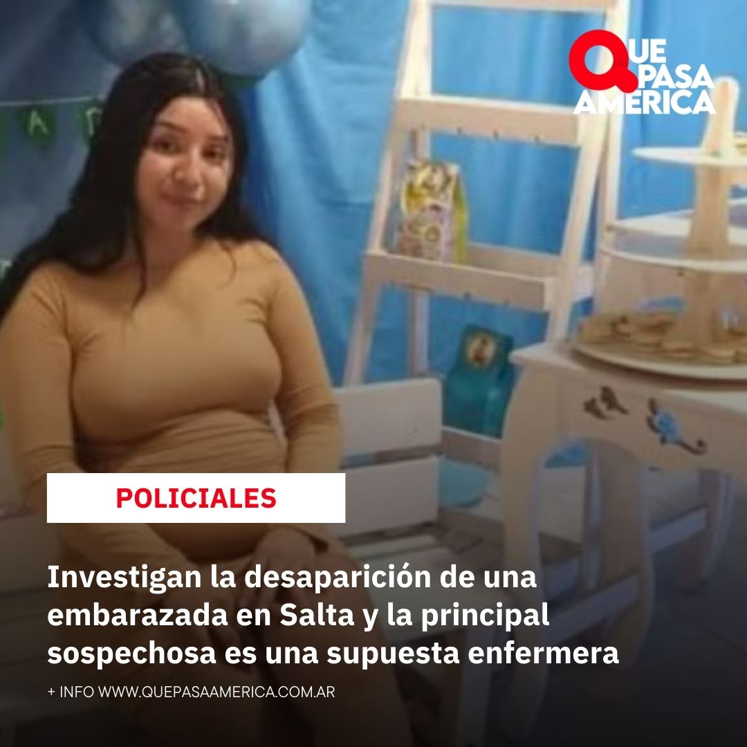 Investigan la desaparición de una embarazada en Salta y la principal sospechosa es una supuesta enfermera