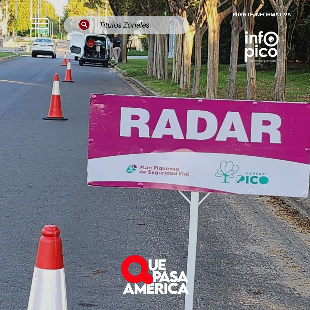 Tres nuevos tótems de velocidad llegarán a calles claves de General Pico