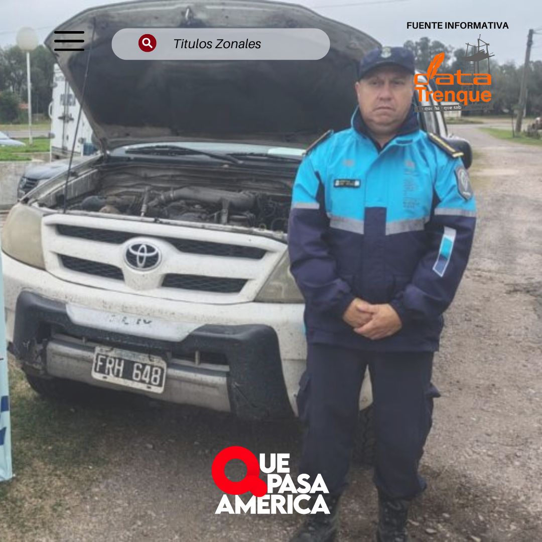SECUESTRAN UNA CAMIONETA CON PATENTE TRUCHA EN RUTA 5 CUANDO LA POLICÍA LE PIDE LOS PAPELES