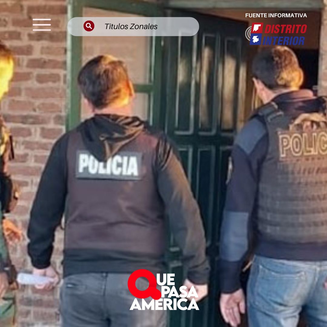Policias de Villegas y Tejedor detuvieron a un sujeto en el vecino distrito, los motivos