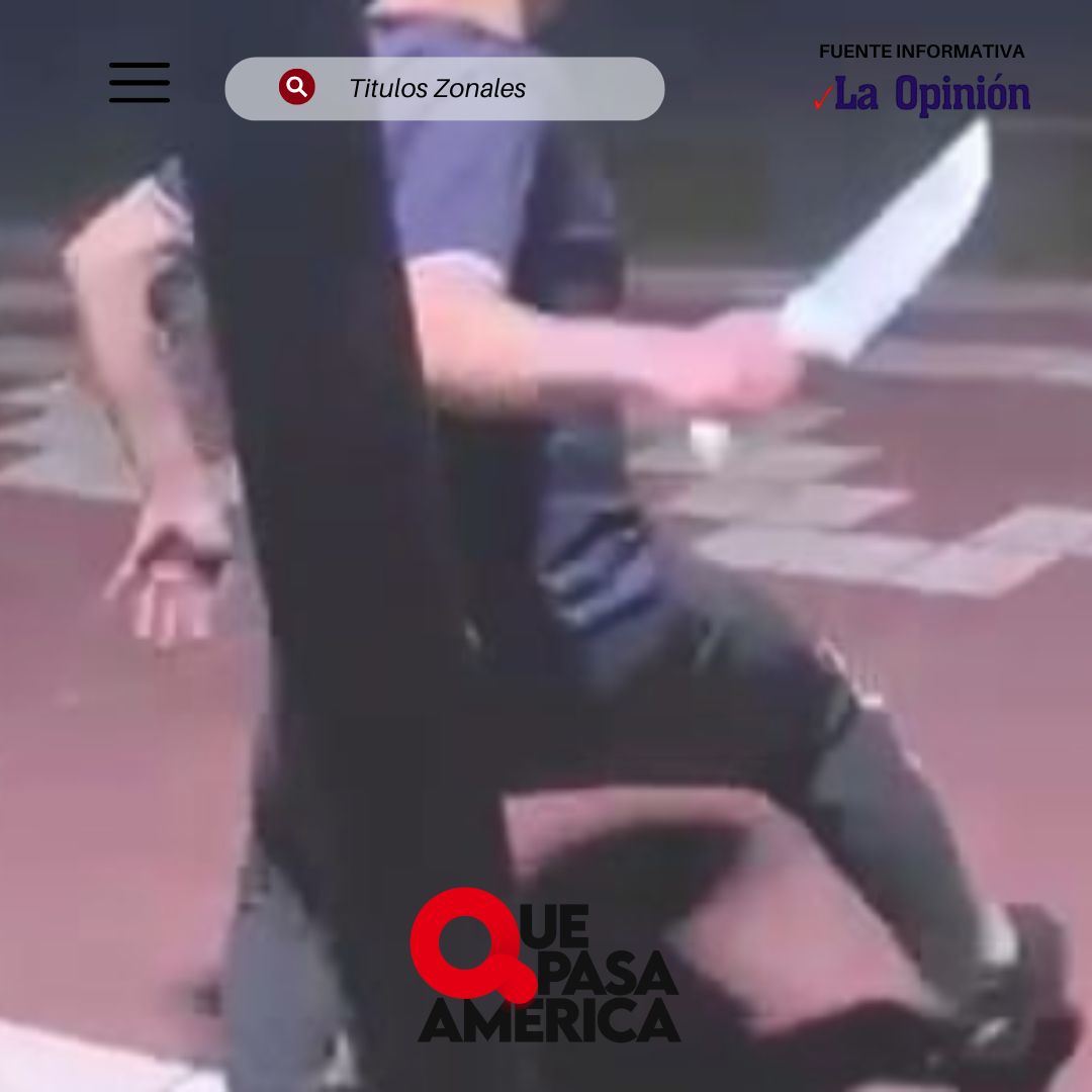 Indican que los involucrados en la pelea con arma blanca serían menores: se inició investigación de oficio
