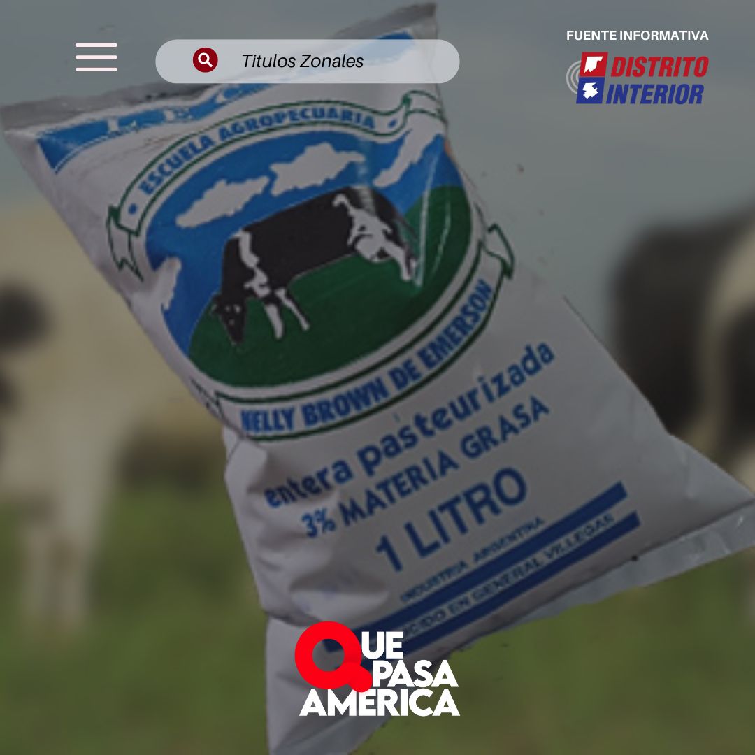 General Villegas: la Escuela Agropecuaria produce nuevamente leche en sachet, será la más barata del mercado