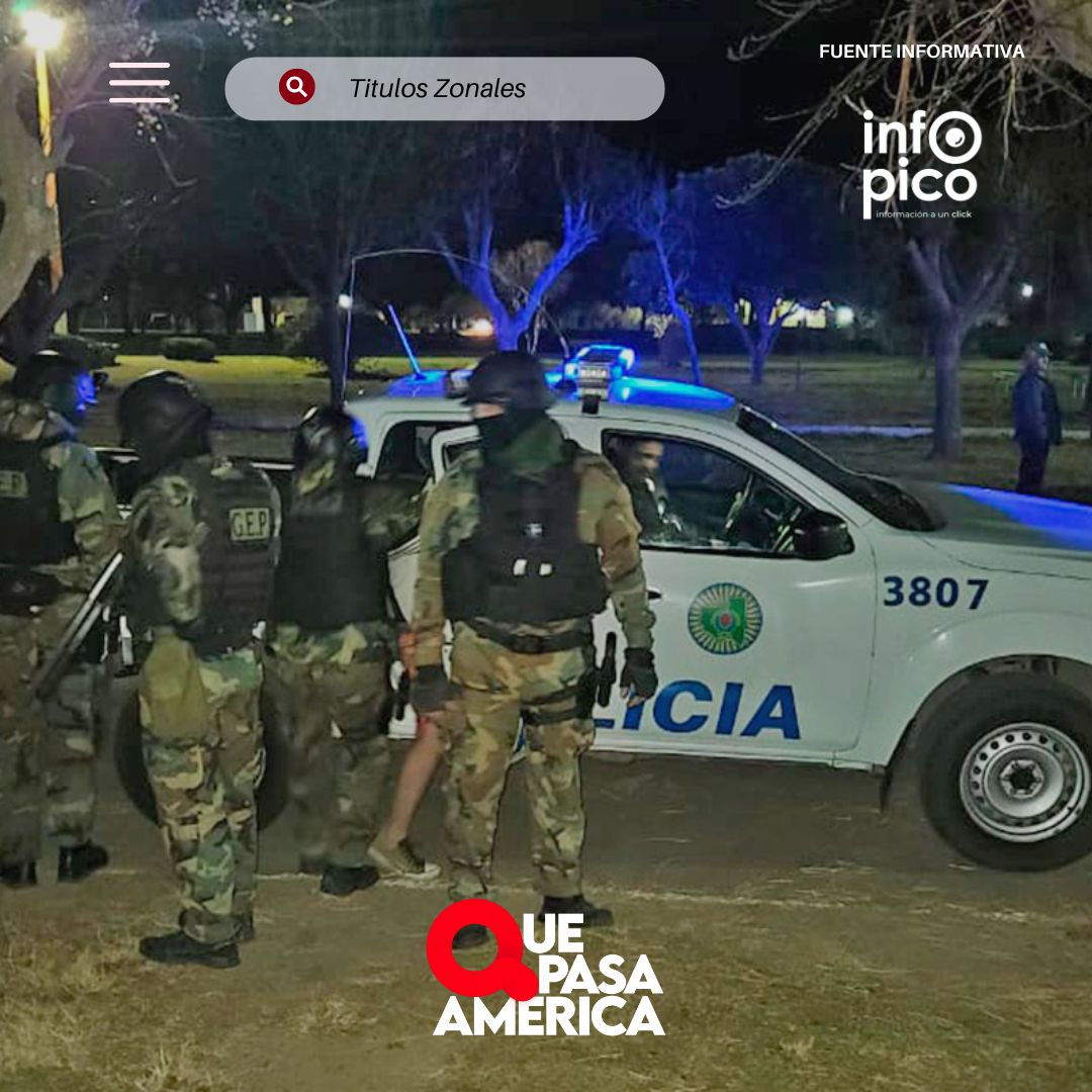 Tres detenidos tras el robo de una importante suma de dinero entre pesos y dólares en el barrio Ferro de General Pico