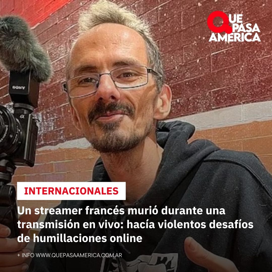 Un streamer francés murió durante una transmisión en vivo: hacía violentos desafíos de humillaciones online