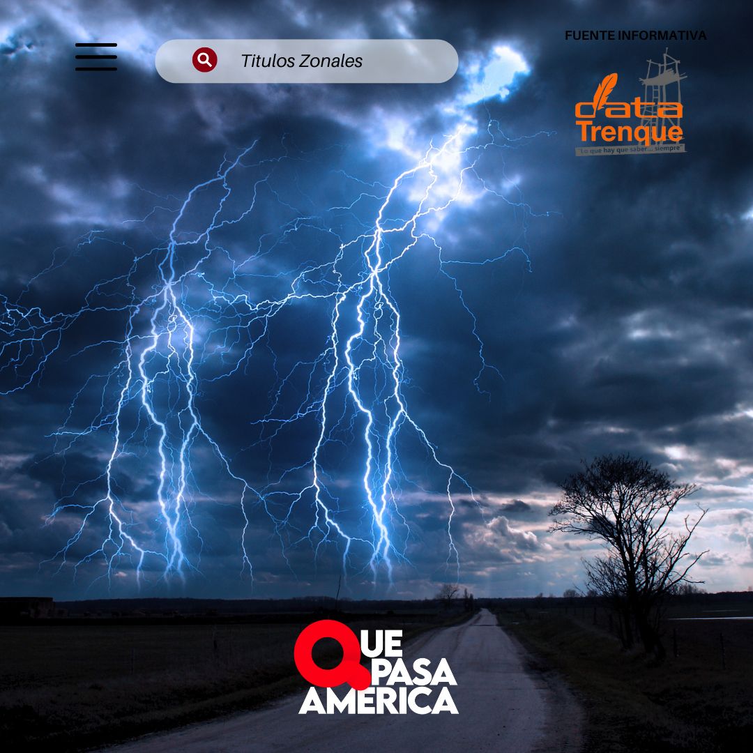 LA TORMENTA DE SANTA ROSA LLEGARÍA PUNTUAL ESTE SÁBADO 30 A TRENQUE LAUQUEN