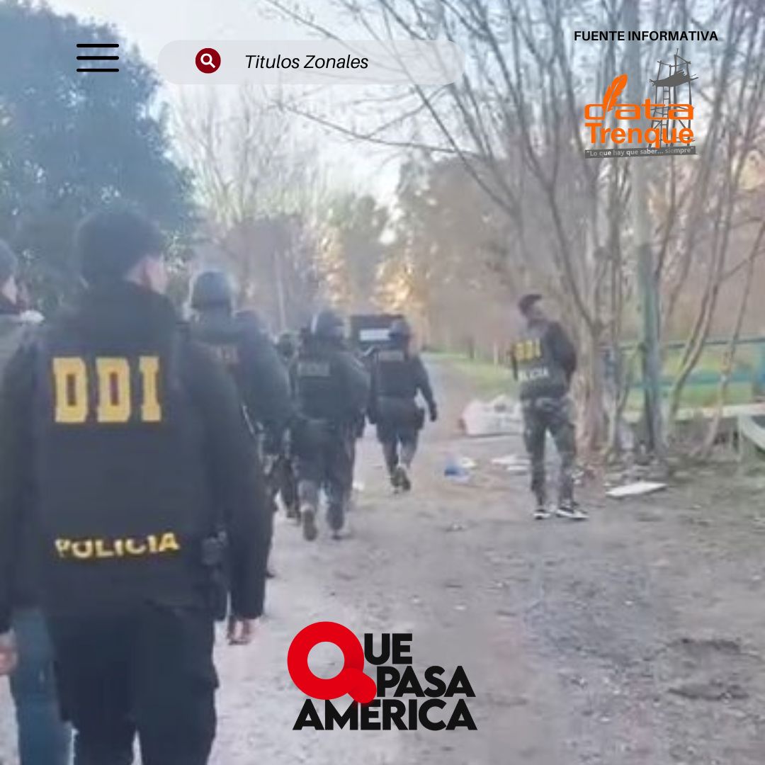 CUENTOS DEL TÍO EN PEHUAJÓ: CAYÓ EL CABECILLA DE LA BANDA