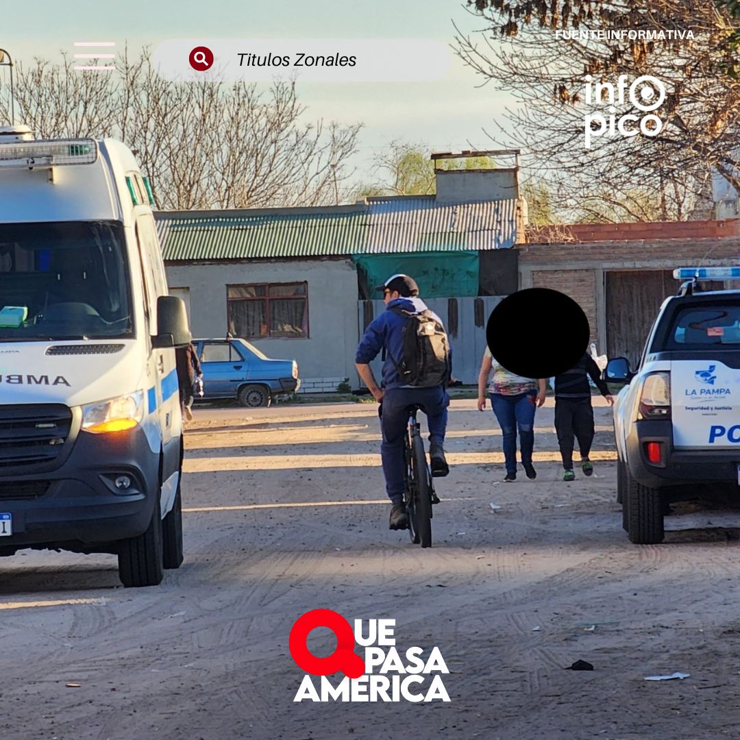 GENERAL PICO: Apuñalaron a una persona en barrio Rucci: fue hospitalizada
