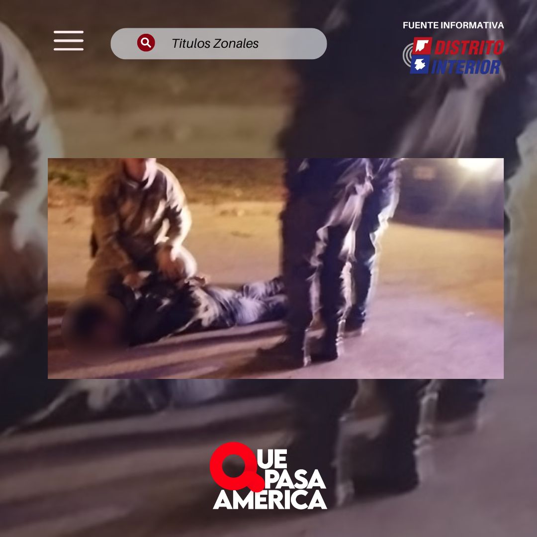 GENERAL VILLEGAS: vecinos atraparon un ladrón de 17 años cuando intentaba huir
