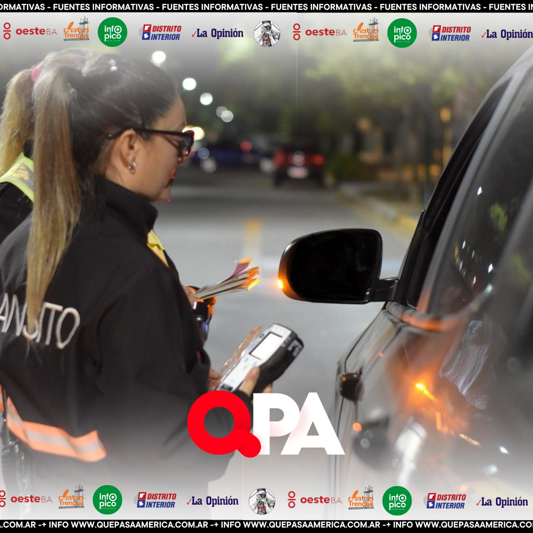 General Pico: controles viales intensivos dejan decenas de infracciones y alcoholemias positivas