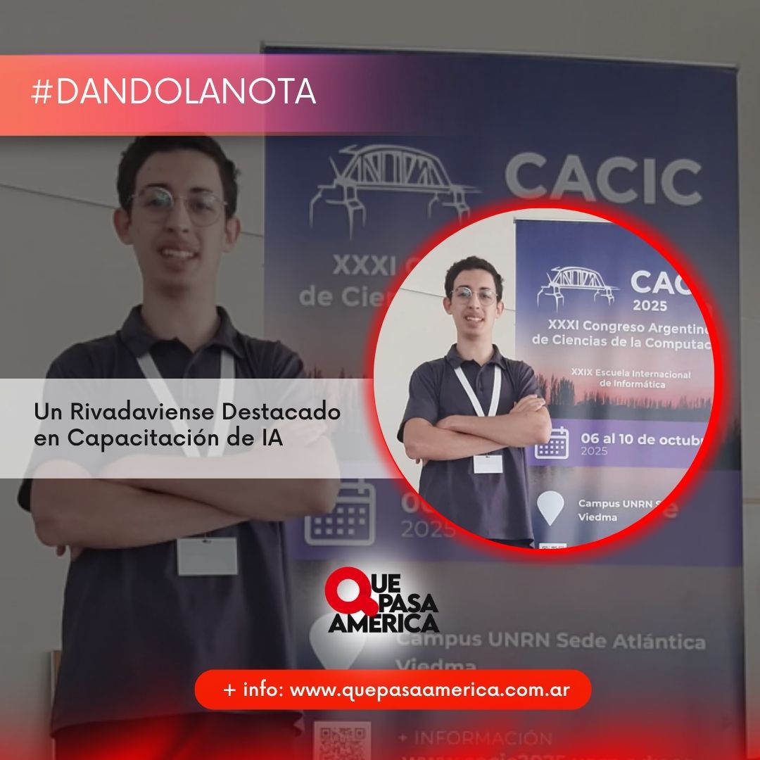 Un Rivadaviense Destacado en Capacitación de IA