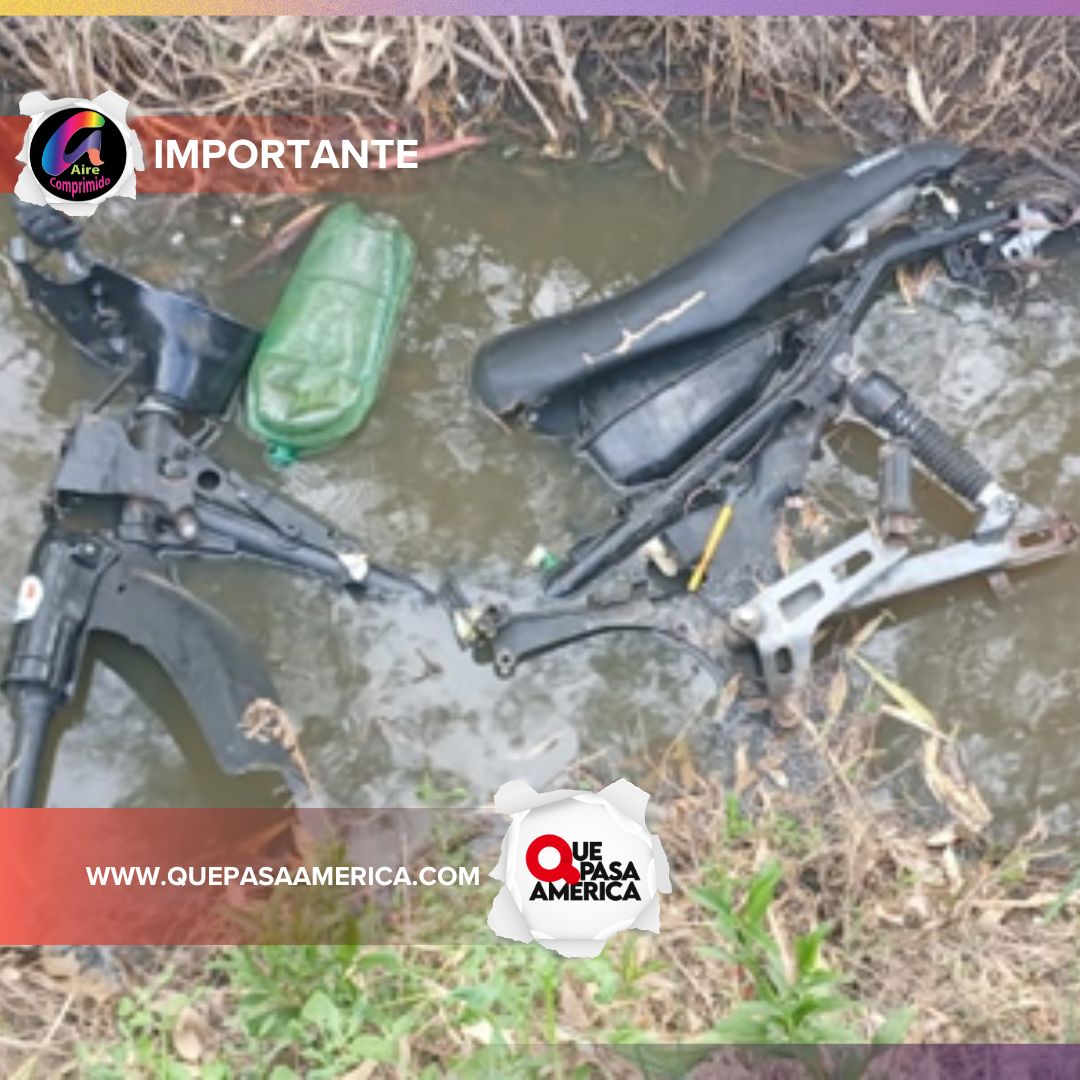 La moto robada anoche en General Villegas fue hallada totalmente desarmada