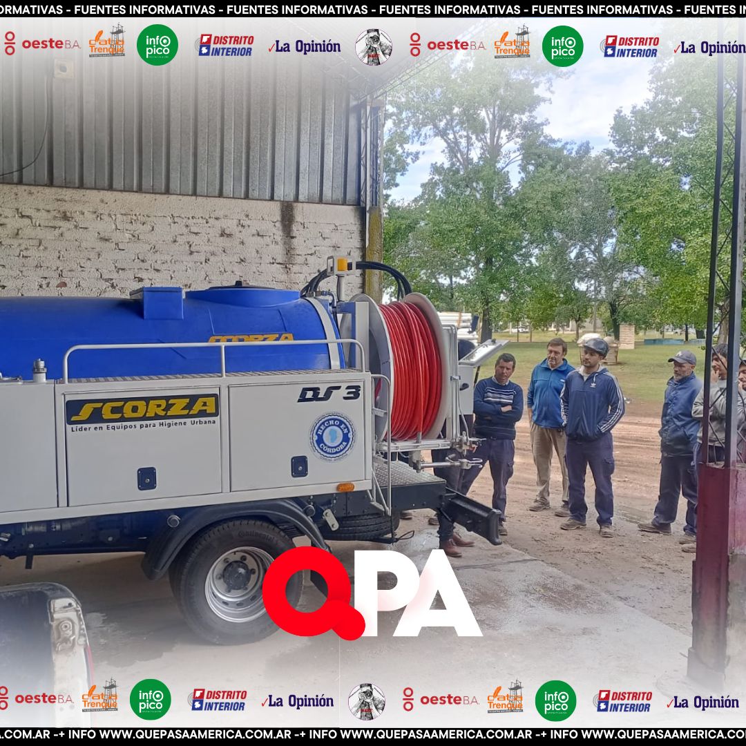 TRENQUE LAUQUEN NUEVO EQUIPO DESOBSTRUCTOR DE CLOACAS: SE CAPACITÓ AL PERSONAL DE SERVICIOS SANITARIOS
