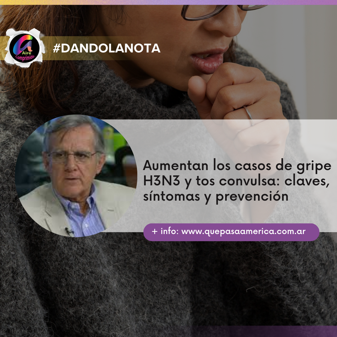 Aumentan los casos de gripe H3N3 y tos convulsa: claves, síntomas y prevención