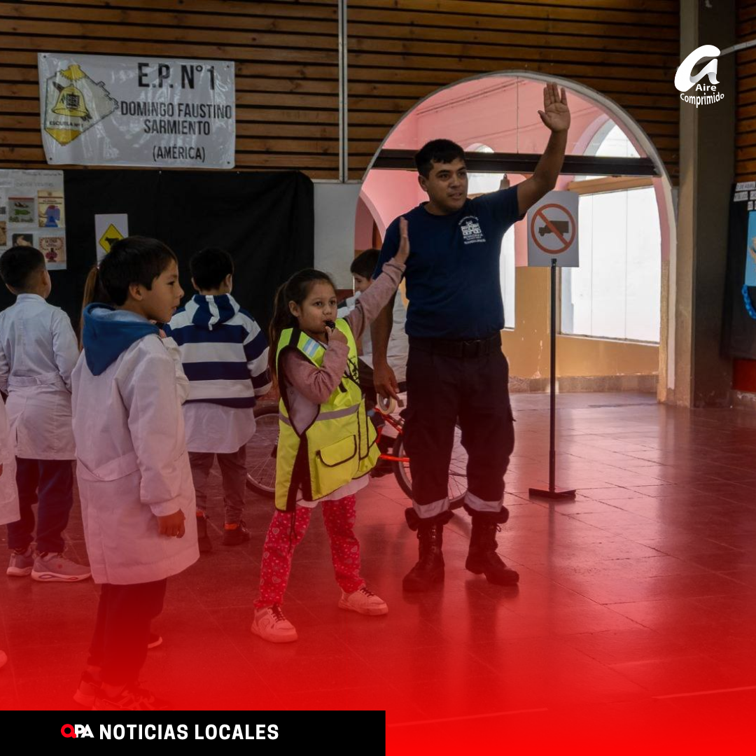 Educación vial en las escuelas: más de 400 niños participaron del taller “A Rodar” en América