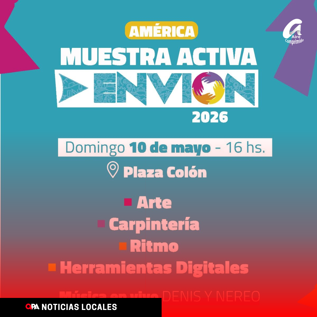 Llega la Muestra Activa ENVIÓN 2026 en América con talleres, feria y espectáculos