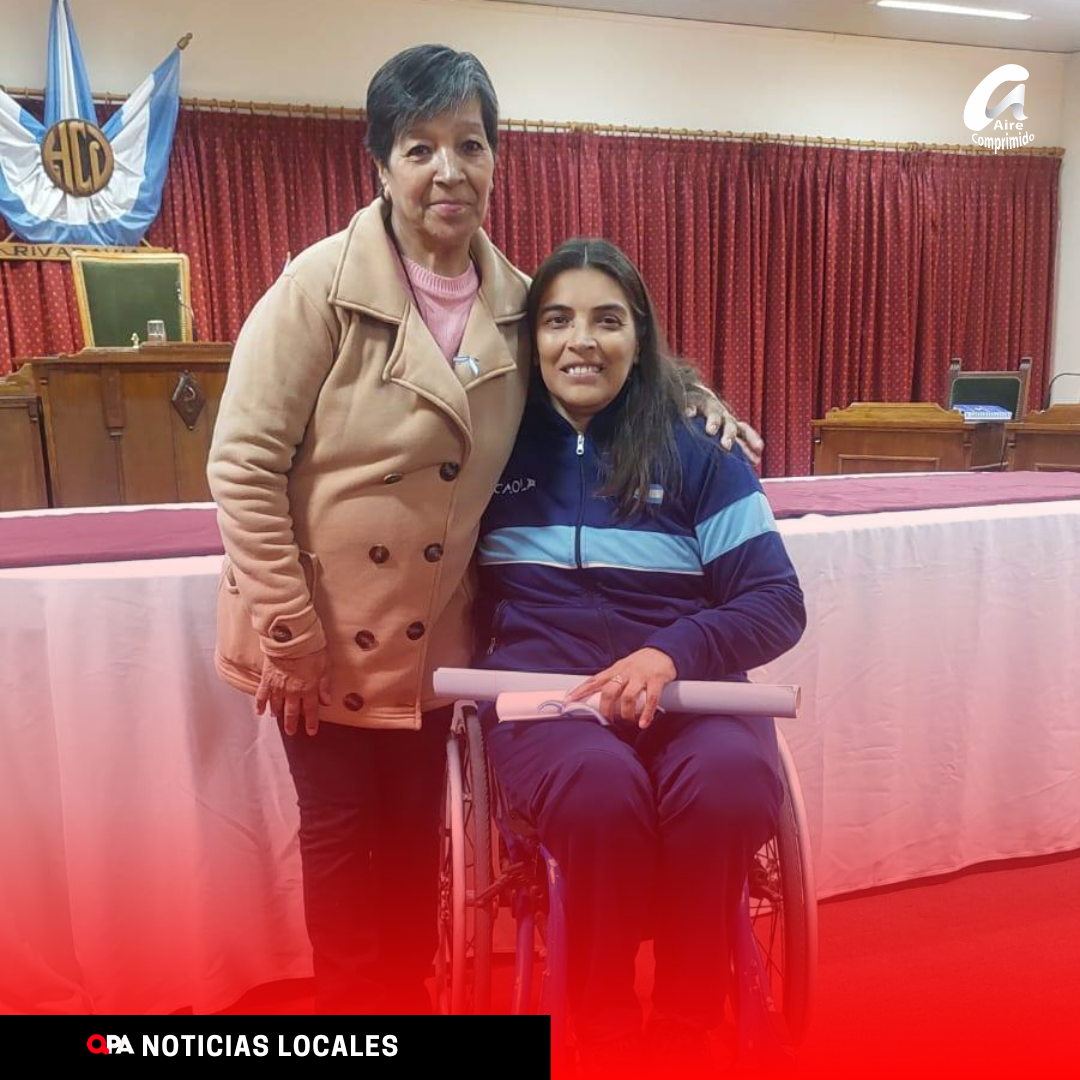 Natalia Caro fue reconocida como “Vecina Destacada” por el Concejo Deliberante