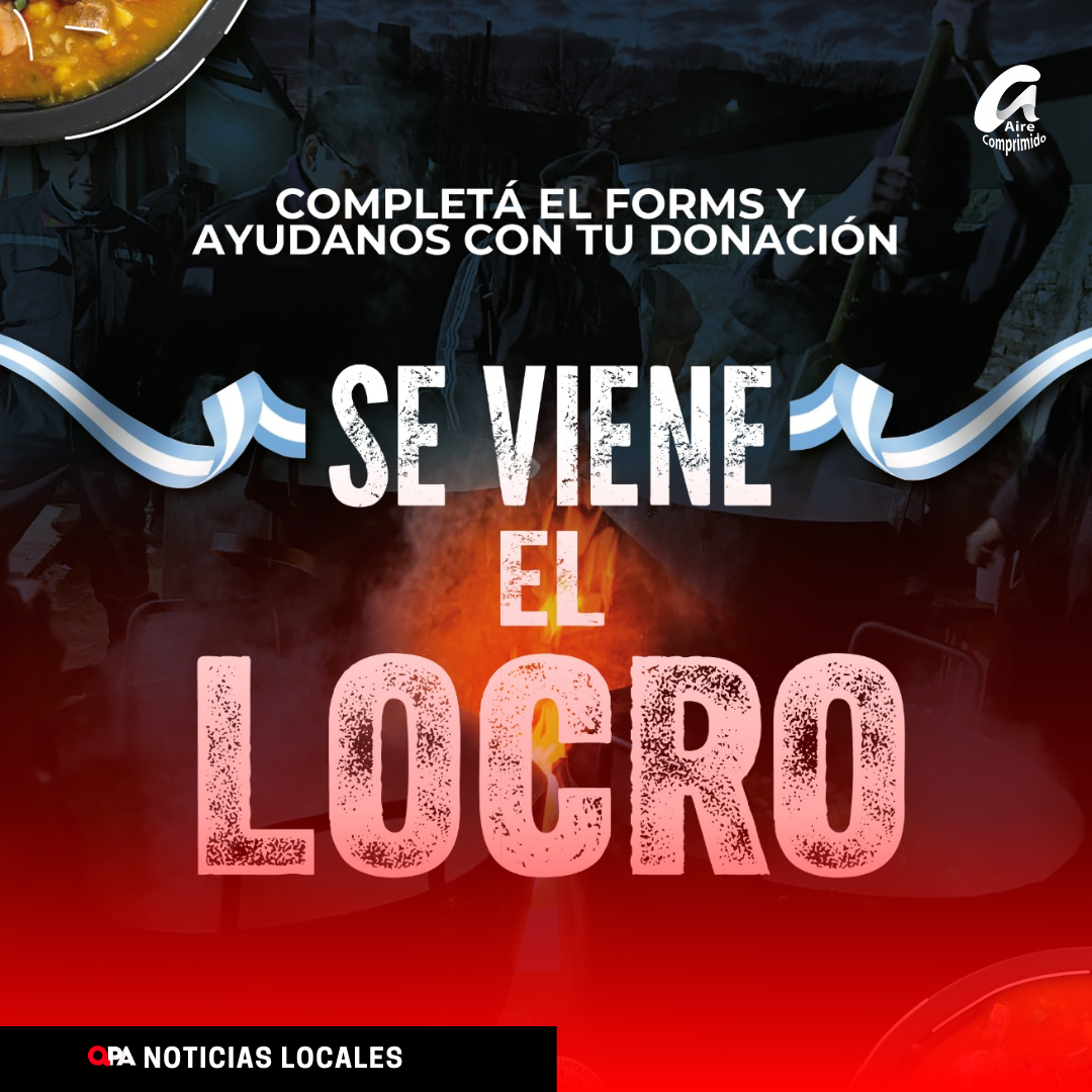 BOMBEROS ORGANIZA SU TRADICIONAL LOCRO POR EL 9 DE JULIO Y BUSCA COLABORACIONES