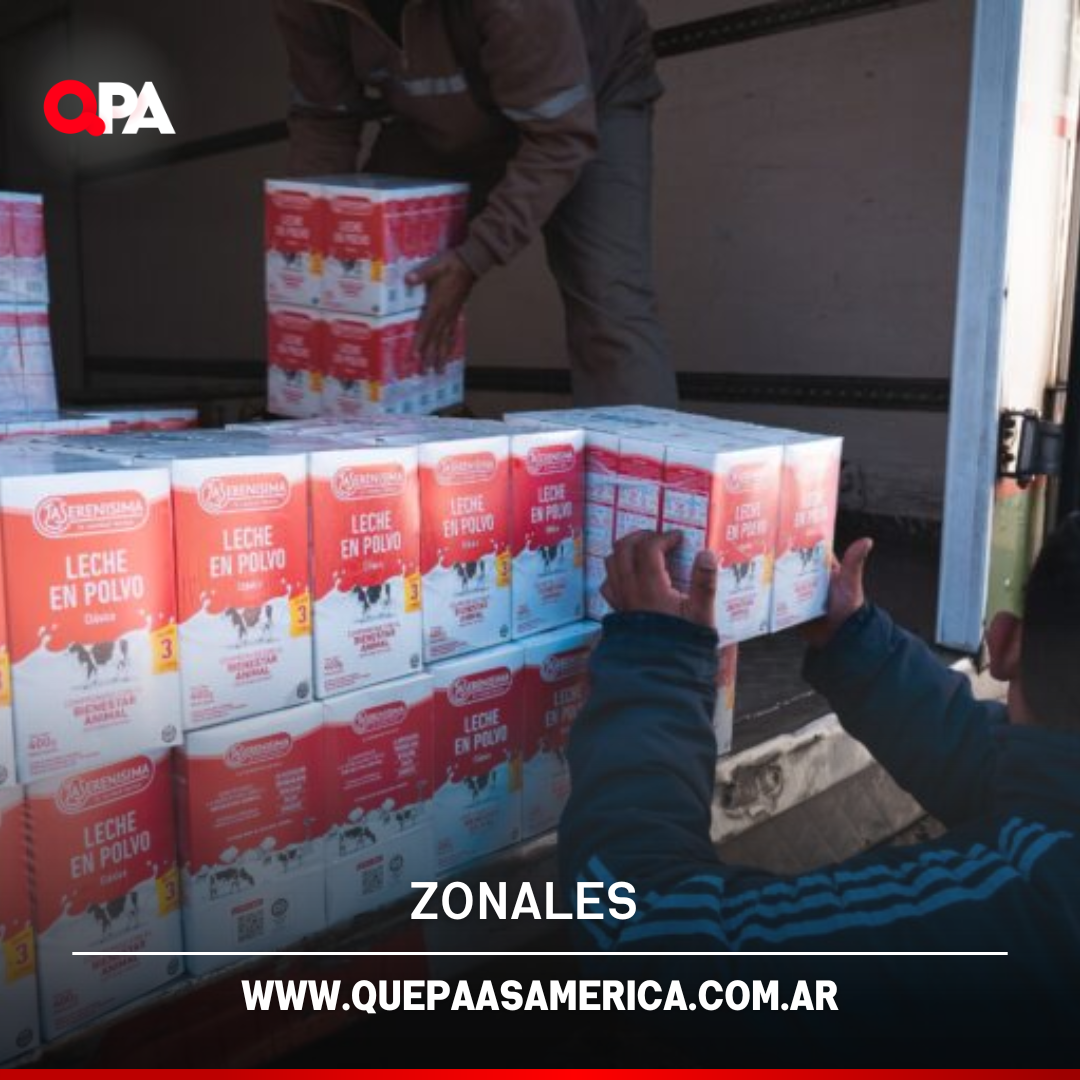 Mastellone Hnos. donará más de 250.000 vasos de leche y Trenque Lauquen será uno de los puntos de entrega.
