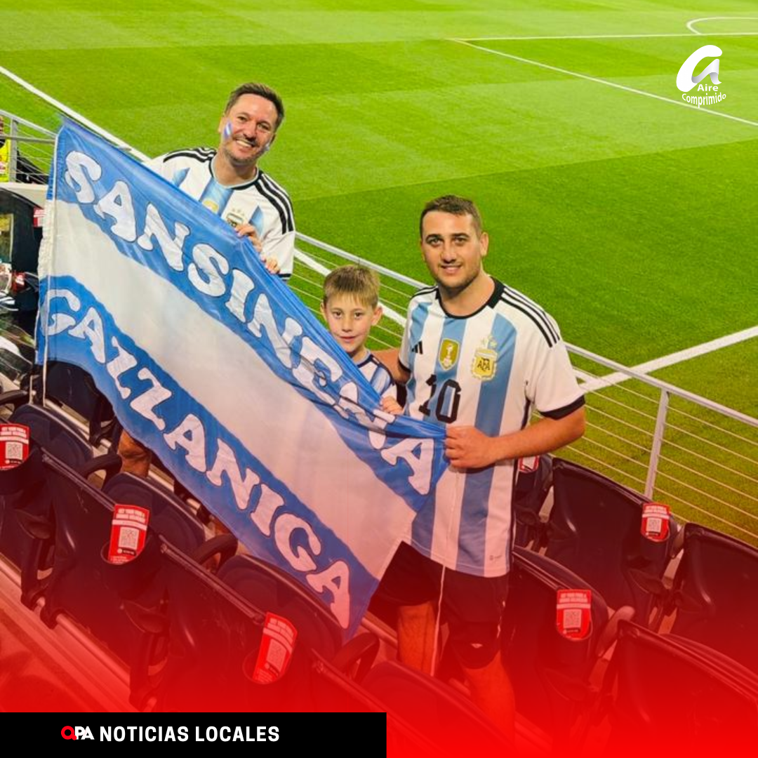 Una familia de Sansinena cumplió el sueño de vivir el Mundial 2026 junto a la Selección Argentina