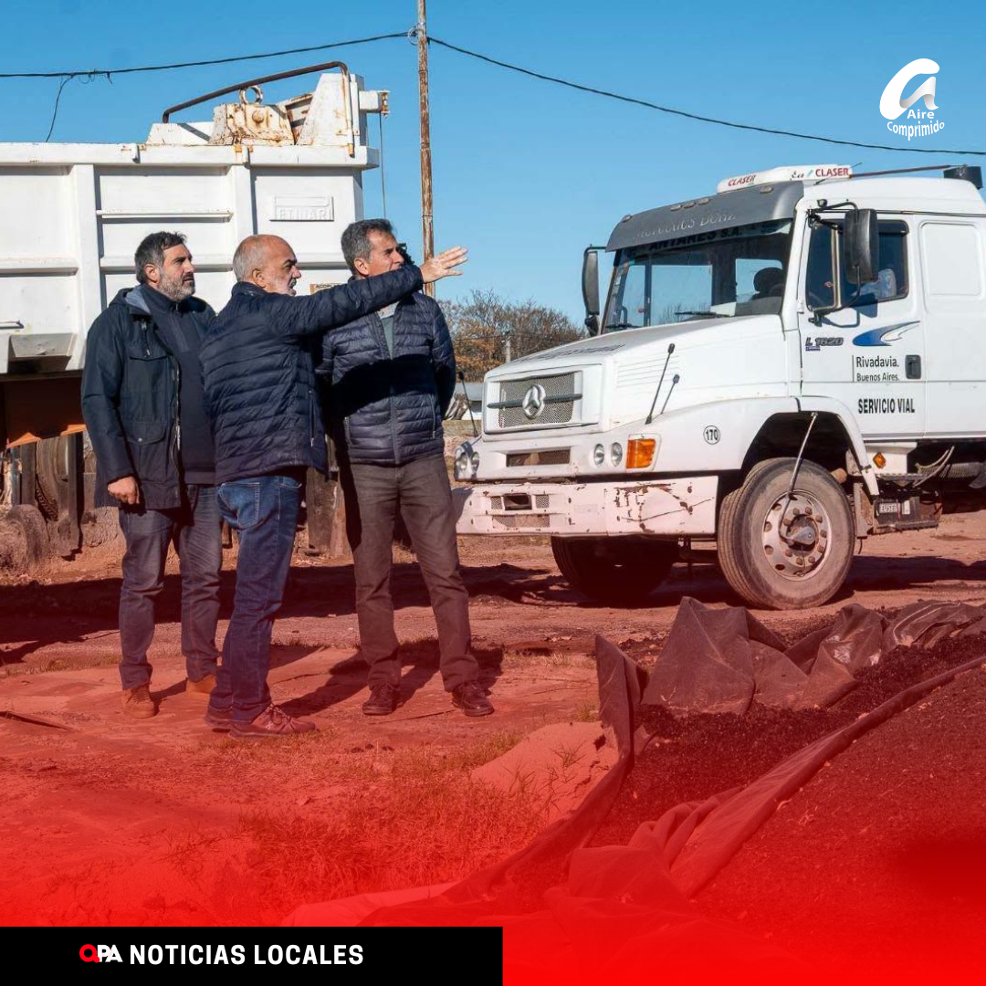 Recorrieron las obras de mejora en el Corralón Municipal de América