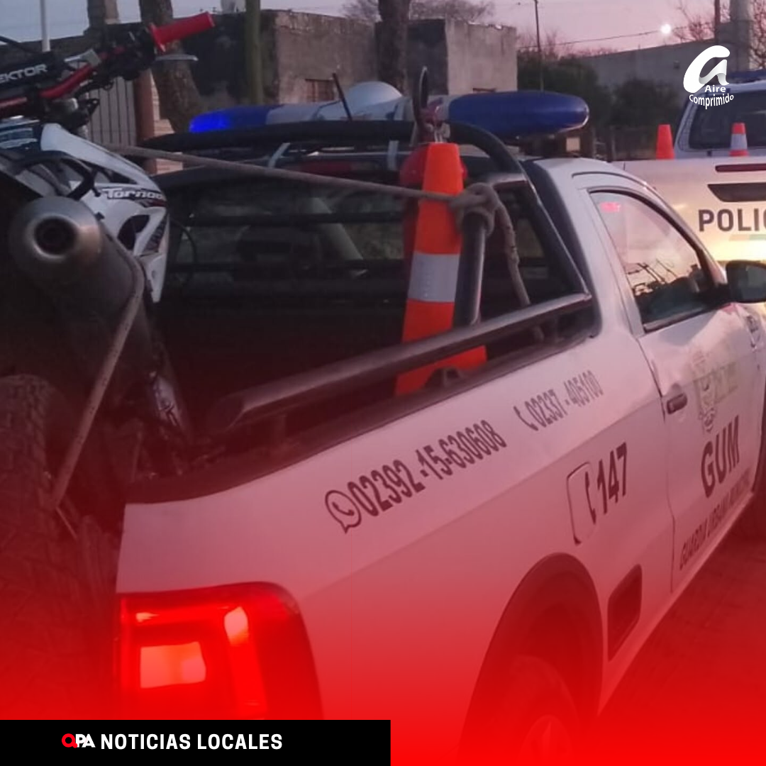 Secuestraron cinco motocicletas por irregularidades durante allanamientos en González Moreno