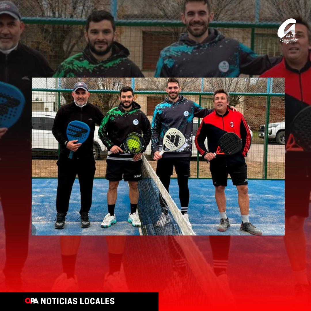 Jorge Newbery reinauguró su cancha de pádel tras una serie de obras de remodelación