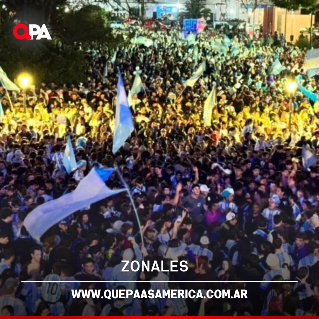 Celebración histórica en Trenque Lauquen tras el triunfo de la Selección ante Inglaterra