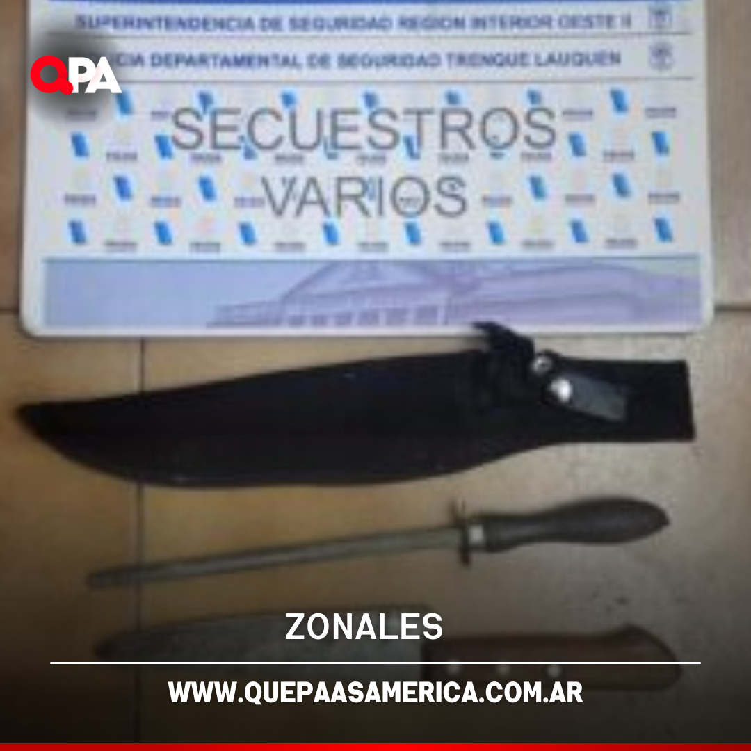 Detienen a hombre armado que hostigaba a su expareja en Trenque Lauquen