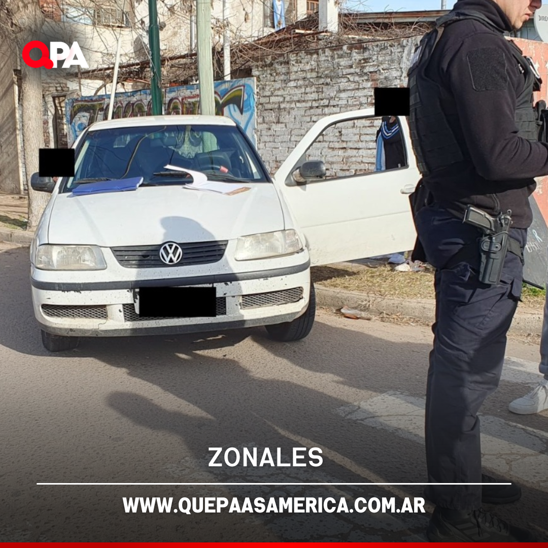 Padre e hijo huyeron de un control policial, chocaron contra una columna y secuestraron drogas en General Pico