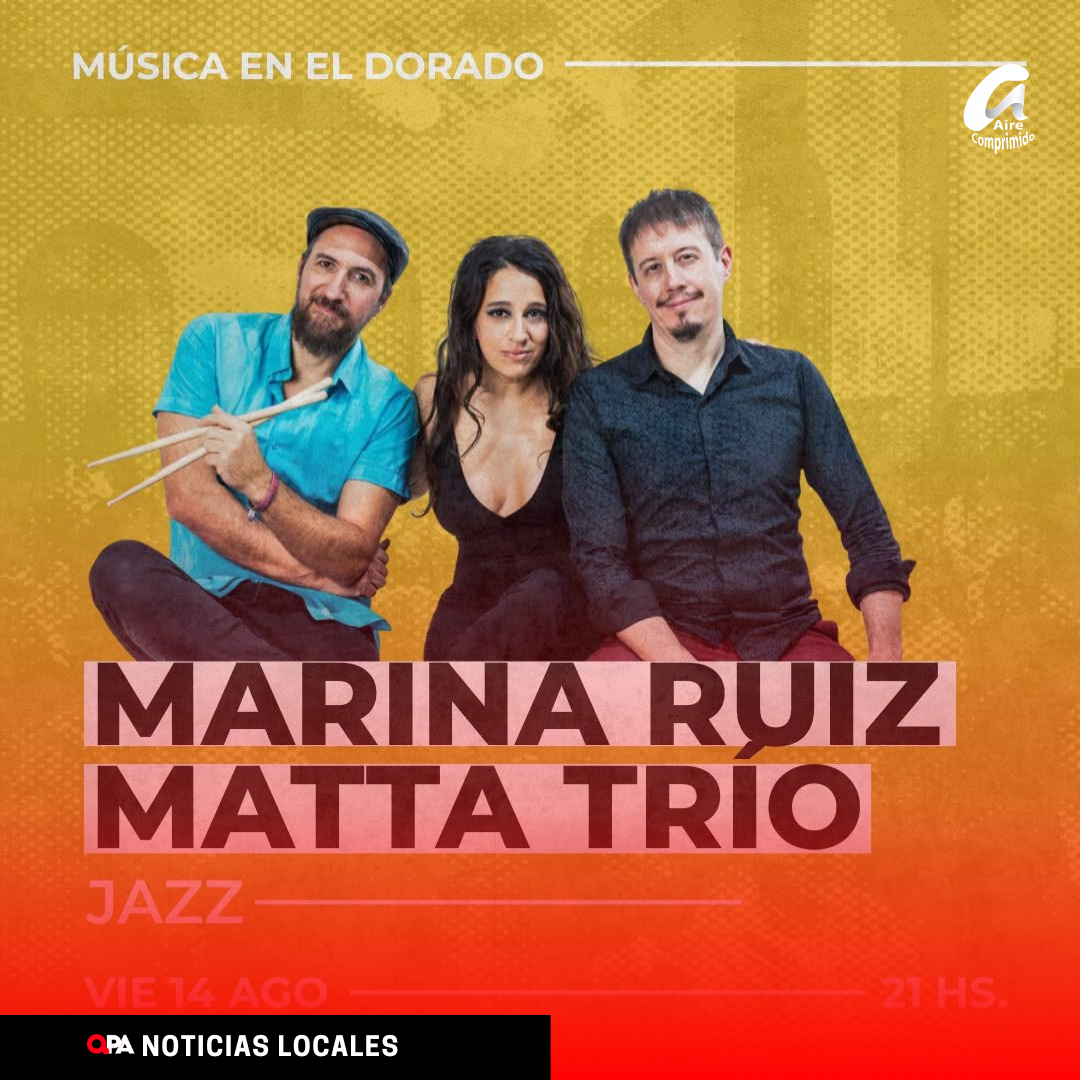 Jazz en el Salón Dorado: Marina Ruiz Matta Trío se presenta este viernes