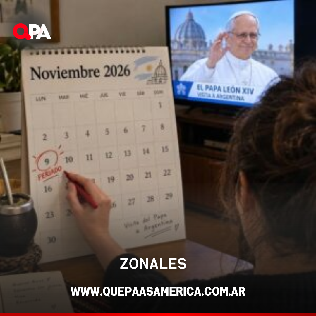 El 9 de noviembre será feriado nacional por la visita del papa León XIV; el 10 y 11 serán no laborables solo en Córdoba y Luján