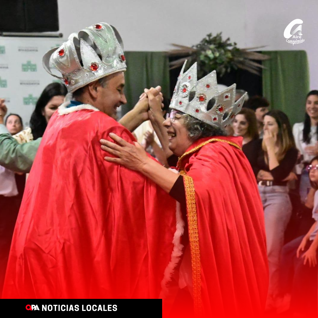 INÉS GÓMEZ Y JORGE FERNÁNDEZ FUERON ELEGIDOS REINA Y REY DEL BAILE DE JUBILADOS 2026