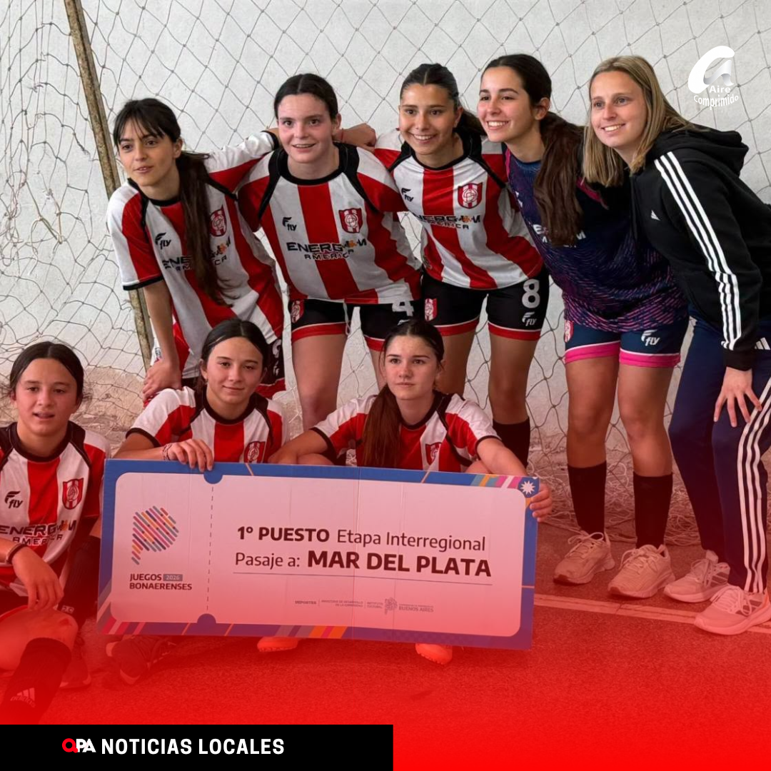 Juegos Bonaerenses 2026: Rivadavia logró la clasificación a Mar del Plata en futsal femenino