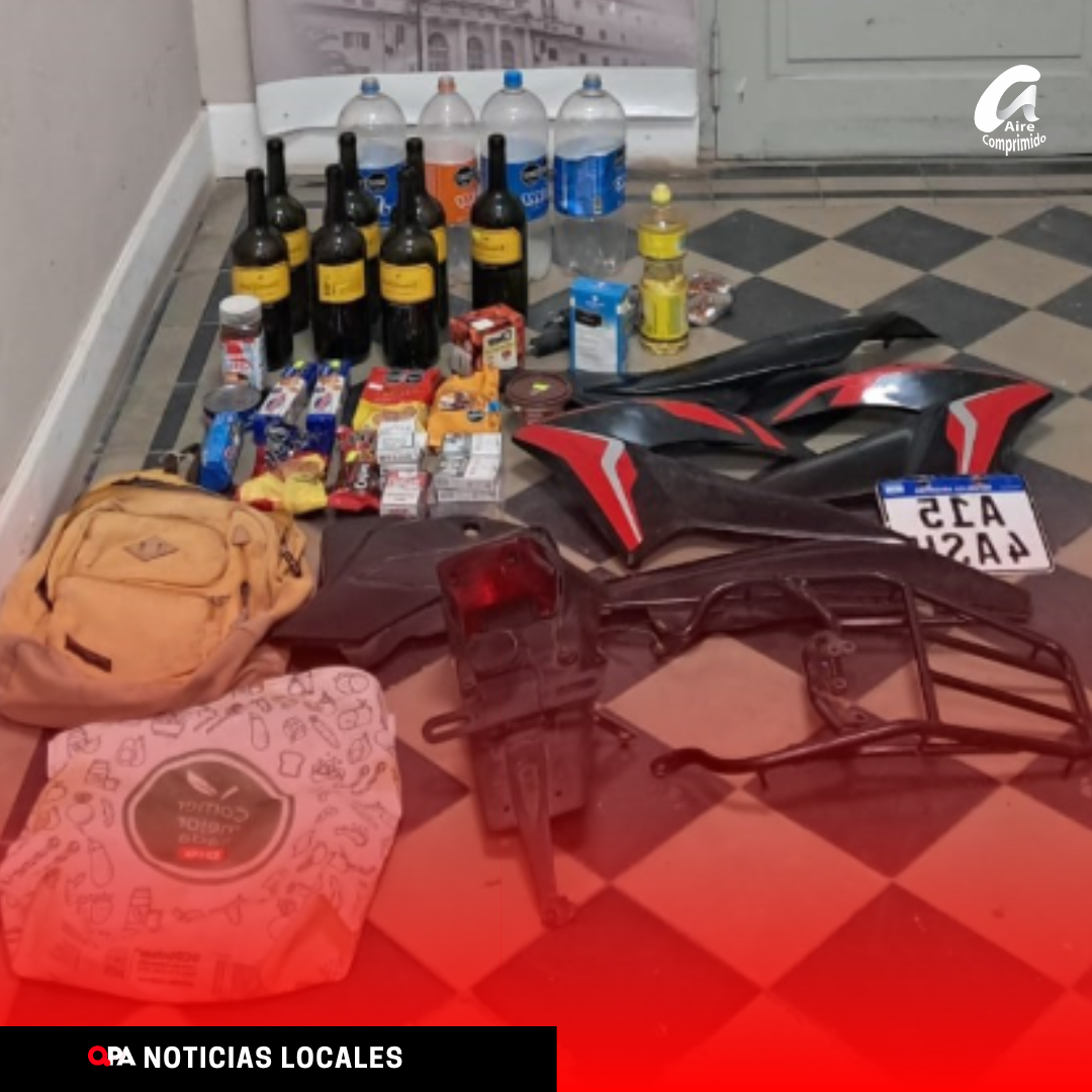ALLANAMIENTO EN AMÉRICA: SECUESTRARON MERCADERÍA Y ELEMENTOS VINCULADOS A UN ROBO Y A LA SUSTRACCIÓN DE UNA MOTOCICLETA