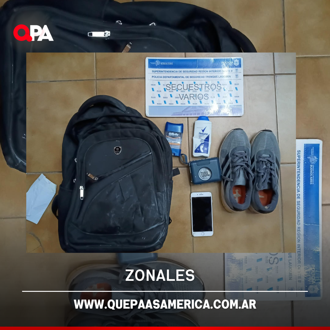 Dos aprehendidos por robar a un adolescente en Trenque Lauquen
