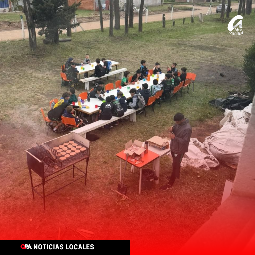 Las inferiores de Barrio Norte compartieron una jornada de entrenamiento y encuentro