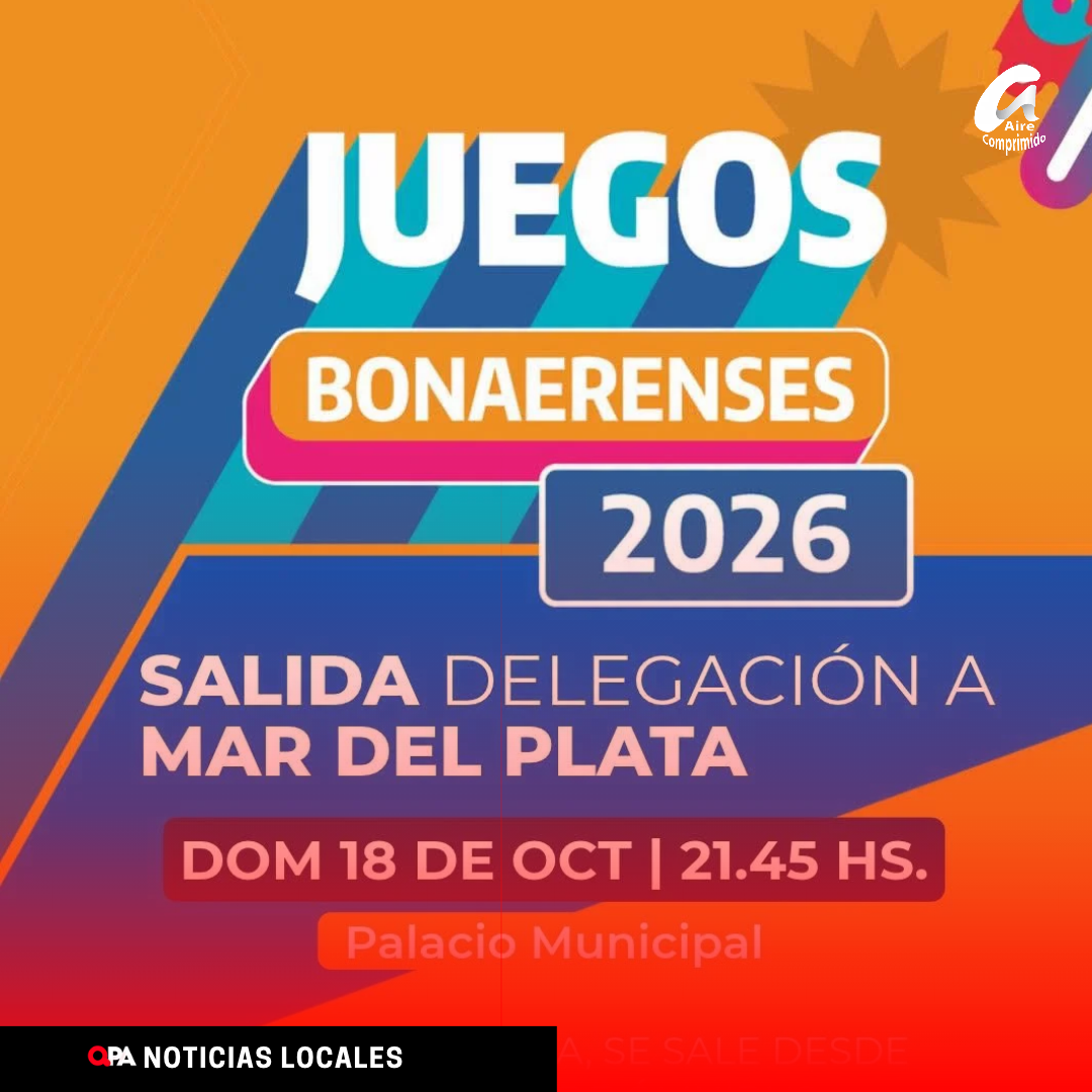 RIVADAVIA DESPEDIRÁ ESTE DOMINGO A SU DELEGACIÓN RUMBO A LOS JUEGOS BONAERENSES 2026