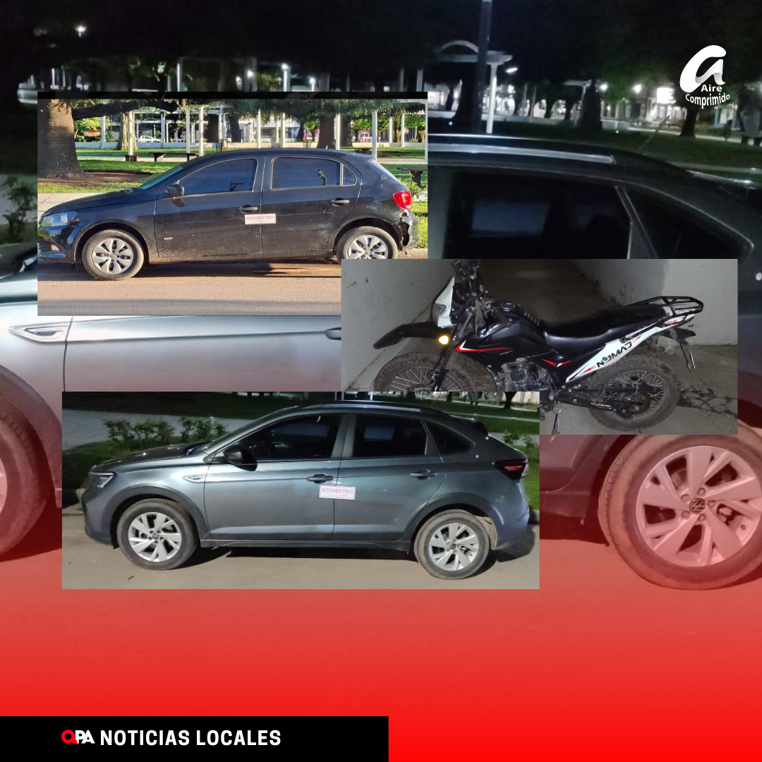 OPERATIVOS DE TRÁNSITO EN AMÉRICA: SECUESTRARON TRES VEHÍCULOS, DOS POR ALCOHOLEMIA POSITIVA